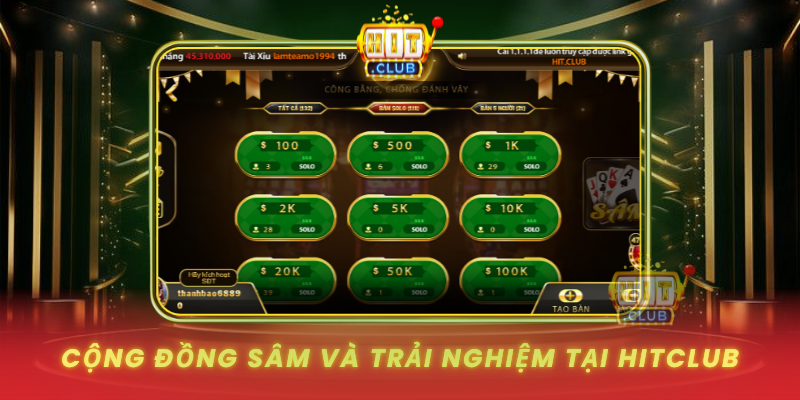 Cong Dong Sam Va Trai Nghiem Tai Hitclub