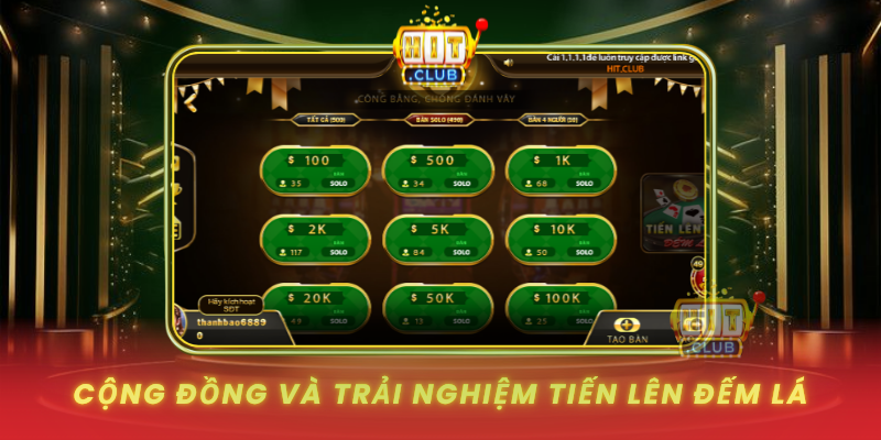 Cong Dong Va Trai Nghiem Tien Len Dem La
