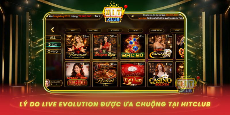 Ly Do Live Evolution Duoc Ua Chuong Tai Hitclub