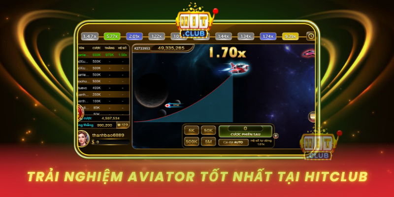 Trai Nghiem Aviator Tot Nhat Tai Hitclub
