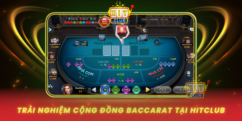 Trai Nghiem Cong Dong Baccarat Tai Hitclub