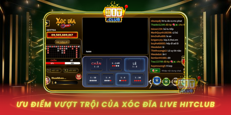Uu Diem Vuot Troi Cua Xoc Dia Live Hitclub